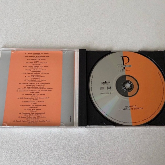Serie Platino: 20 Exitos by Marisela Guadalupe Pineda CD 1998 BMG Like New - Picture 4 of 5